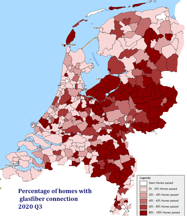 glasfiber connections in the netherlands